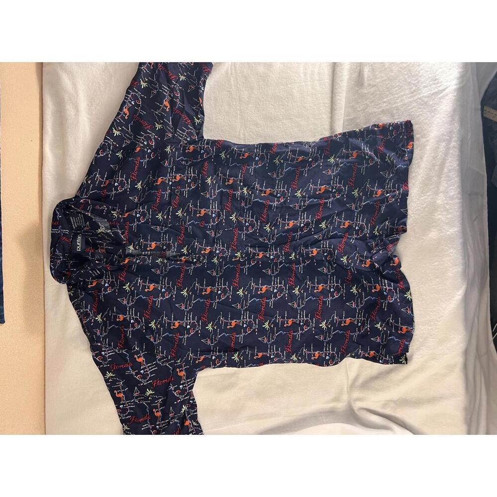 Vintage Puritan Men's Casual Shirt - Florida Print, Small
